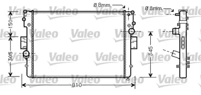 VALEO 734449 Radyator Iveco Daıly 2,8 Td 03> 