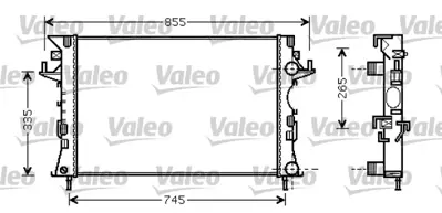 VALEO 734728 Radyator Renault Vel Satıs 8200033729