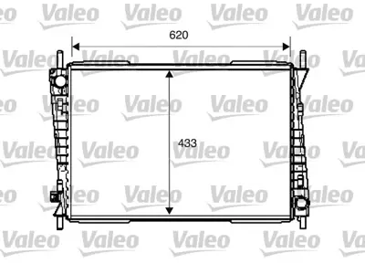 VALEO 734785 Radyatör Jaguar Xtype 01 C2S3599