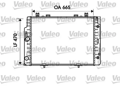 VALEO 734793 Motor Su Radyatoru S-Class W140 91>98 A1405000403
