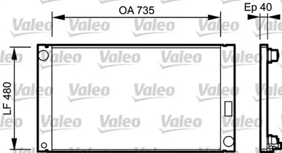 VALEO 735033 Radyator Audı A8 02> 4E0121251G
