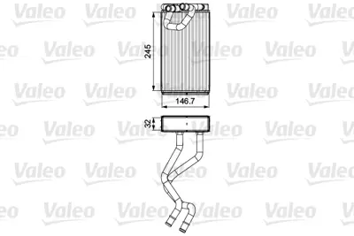 VALEO 811547 Kalorıfer Radyatörü Nıssan Navara 27140EB01A