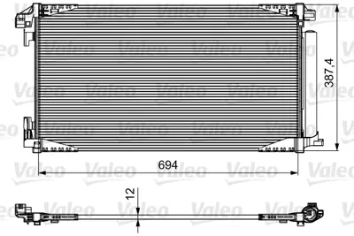 VALEO 814028 Klıma Radyatoru Toyota Chr 1.2 2016-> 88450F4020