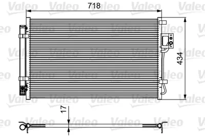 VALEO 814100 Kondenser Hyundaı Santa Fe 976061U100 976061U100AS