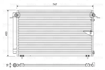 VALEO 814112 Kondenser Lexus Ls430 