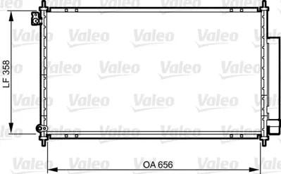 VALEO 814159 Klıma Radyatoru Honda Accord D Ctdı Vııı 01 03>08 80110SEFE11