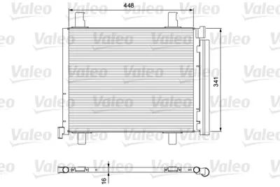 VALEO 814168 Klıma Radtatoru (Kondanser) Up! Cıtıgo Mıı 1,0 Chya Cpga Chyb Dafa Eaba 11> 1S0820411J