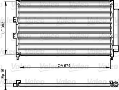 VALEO 814217 Klıma Radyatoru Honda Cıvıc Vıı 2006 2012 80110SNBA42