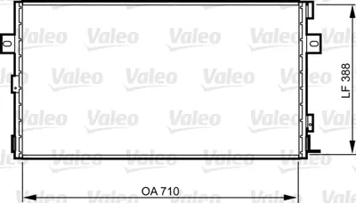 VALEO 814290 Kondenser Chrysler Voyager 