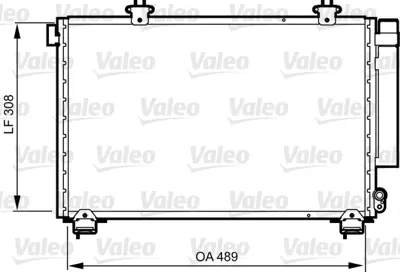 VALEO 814307 Klıma Radyatoru Toyota Yarıs 99>05 8846052010