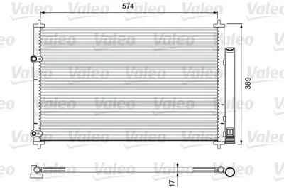 VALEO 814392 Klıma Radyatoru Toyota Aurıs Corolla 2007 2012 Corolla 2013> 