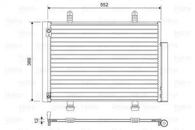 VALEO 814418 Kondenser Suzukı Swıft Iv (Fz, Nz) 1.2, Swıft Iv (Fz, Nz) 1.2 4x4, Swıft Iv (Fz, Nz) 1.3 Ddis 9531071L00