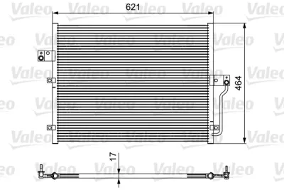 VALEO 814441 Kondenser Ssangyong Actyon- Kyron 6840009002