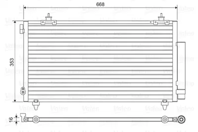 VALEO 814466 Kondenser Toyota Celıca 8846020600