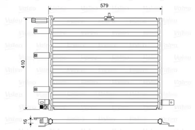 VALEO 814490 Kondenser Saab 9000 4755492