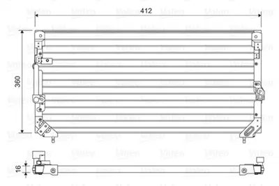 VALEO 814495 Kondenser Toyota Landcruıser 8846060160