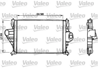 VALEO 816823 Turbo Radyatoru Cıtroen Xantıa Td 96122111