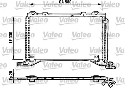 VALEO 816949 Klıma Radyatoru E-Class W210 97>02 S210 97>03 A2108300370