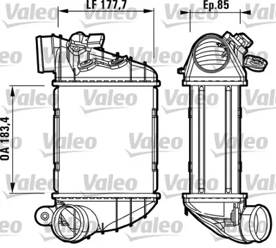 VALEO 817438 Turbo Radyatoru Audı Tt 8N0145805E