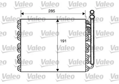 VALEO 817510 Evaporator Bmw E36 93>99 64118391356