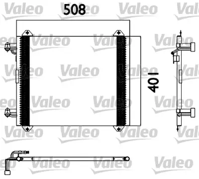 VALEO 817570 Kondenser Audı A2 8Z0260403F