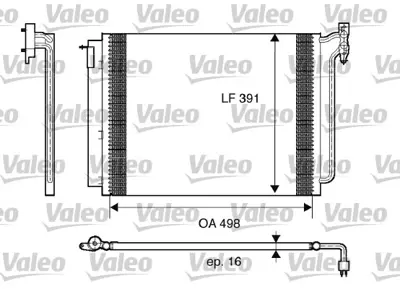 VALEO 817575 Klıma Radyatoru Bmw M54 M57 N  X5 E53  64538381543