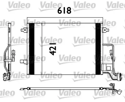 VALEO 817679 Klıma Radyatoru Passat 1.9 Tdı Superb 1.8t 1.9 2.0 2.5tdı 02>08 3B0260401B