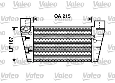 VALEO 817867 Turbo Radyatoru Intercooler Audı A4 Avant / Quattro 01>08 1.8t Bfb Cfma 8E0145805N