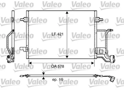 VALEO 817997 Klıma Radyatoru Audı A6 98>05 4B0260403S