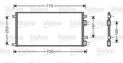 VALEO 818037 Klıma Radyatoru (Kondanser) Daıly Iıı 2,3 2,8 99> 504022601