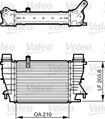 VALEO 818264 Turbo Radyatoru Nıssan Juke 10> 14461EM00A