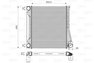 VALEO 818346 Turbo Radyatörü Land Rover Dıscovery Turbo Radyatörü Binek LR015603