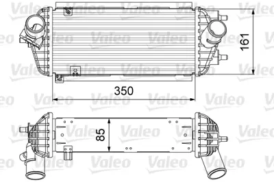 VALEO 818665 Turbo Radyatörü İ40 Cw Vf1.7 Crdi 282712A800