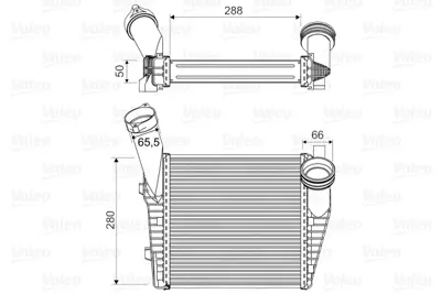 VALEO 818814 Turbo Radyatoru Touareg 2.5 5.0tdı 03>10 Q7 3.0 4.2tdı 06>15 Cayenne 4.2 02>07 7L6145803F 95514580300