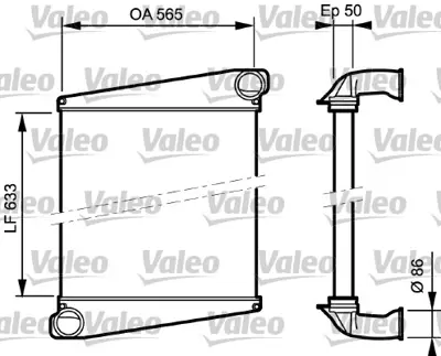 VALEO 818879 Turbo Radyatoru Volvo Fl6 8113537