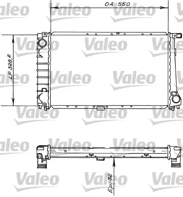 VALEO 819414 Radyator Bmw 5 Serısı 7 Serısı Z1 17111712007
