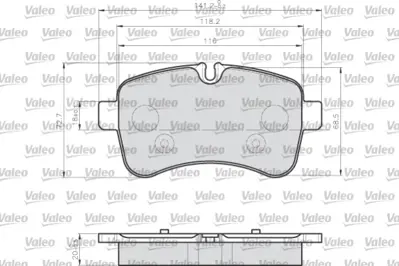 VALEO 872232 Arka Fren Dısk Balata Daıly Iv 06> Daıly V 11> Tum Modeller 05 / 06> 42555917