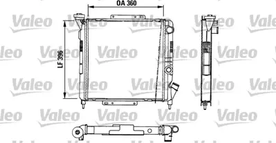 VALEO 883729 Radyatör R9/11 7700765601