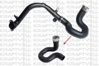 KRAFTVOLL 10032254 Turbo Hortumu (Plastık Parca Harıc) 1.6 Multıjet Fıat 500 L Egea 52002499