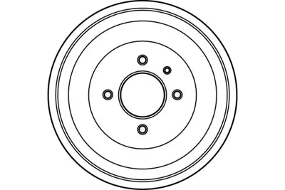 TRW DB4026 Arka Fren Kampanası Arka 3 1982-1993 34211158556