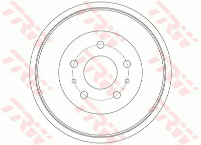 TRW DB4427 Arka Fren Kampanası Focus Iıı 1,0 Ecoboost / 1,6 Ecoboost 02 / 12 BV611126BB