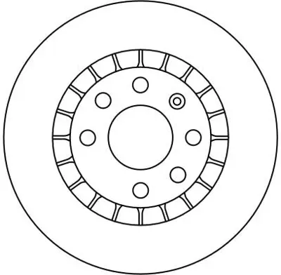 TRW DF1624 Fren Diski Ön Astra F 91> Vectra A 88> Corsa B 93> Tıgra A 94> Havalı 256mm 90511128 93182285