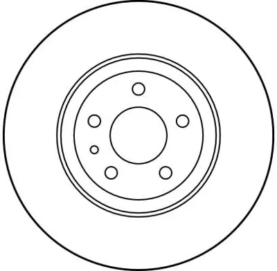 TRW DF1749 Fren Dıskı Ön 82450539 95515331