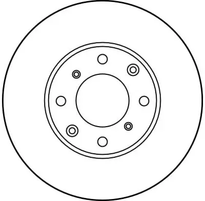 TRW DF1810 Fren Diski Ön Cıvıc I 1983-1987-Cıvıc Iıı 1983-1987-Cıvıc Iv 1987-1991-Crx I 1983-1987 45251SB2732HS GBD90827