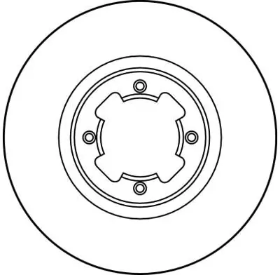 TRW DF1966 Fren Diski Ön Leon 80>91 Havalı 242mm 25431GA210
