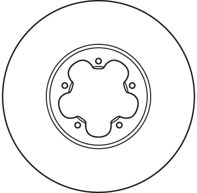 TRW DF2390S Fren Dıskı Ön 6C111125AB