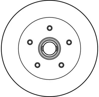 TRW DF2587 Fren Diski Ön Golf Transporter 3 80>90 251407617F 251407617N 42415Z