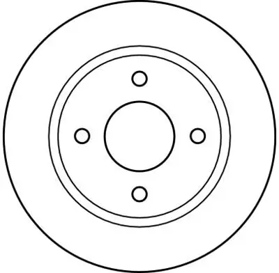 TRW DF2611 Fren Diski Ön Mıcra Iı 1992-2003 402065F003