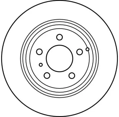 TRW DF2660 Arka Fren Aynası Volvo 850 91-96 C70 97-05 S70 97-00 V70 97-00 Xc70 97-02 295x5dl 9140144