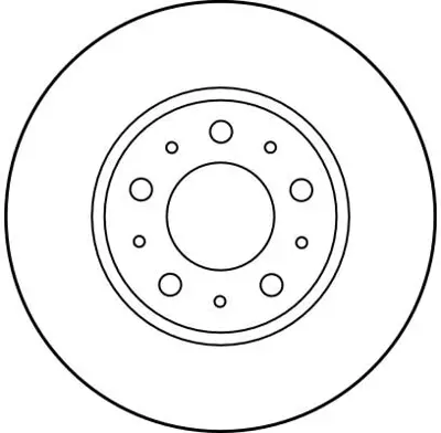 TRW DF2671 Fren Diski Ön S70 96> V70 Xc70 98> C70 98> 850 91> 940 90> Havalı 280mm 91407593